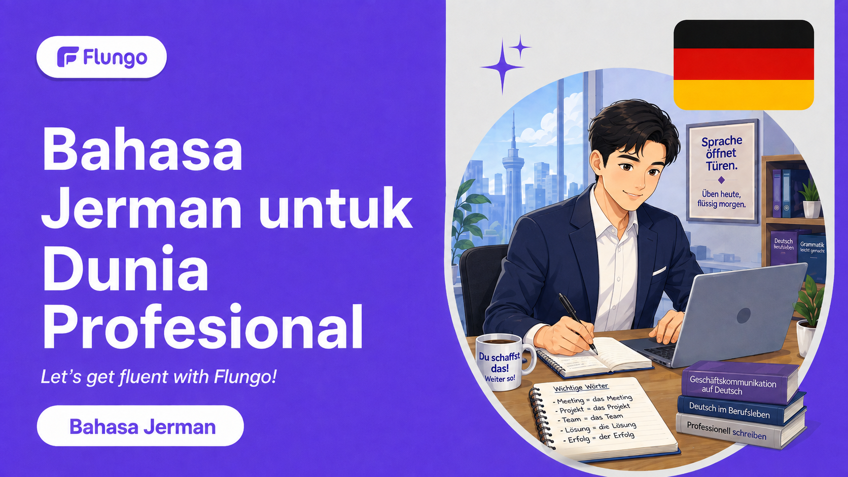 Cover Kursus Bahasa Jerman untuk Dunia Profesional