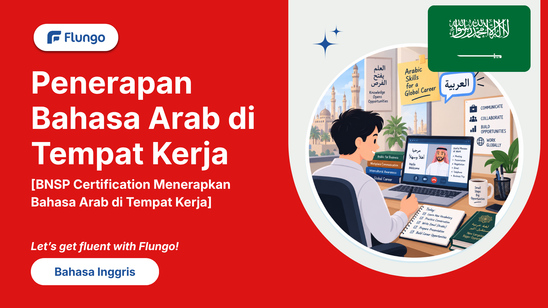Thumbnail Penerapan Bahasa Arab di Tempat Kerja [BNSP Certification Menerapkan Bahasa Arab di Tempat Kerja]