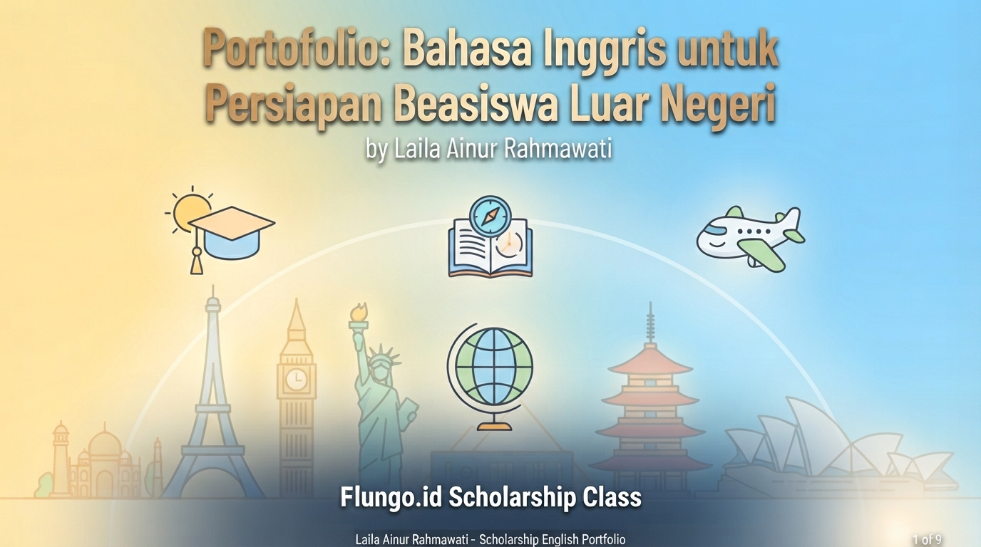 English for Study Abroad Scholarship Preparation L
