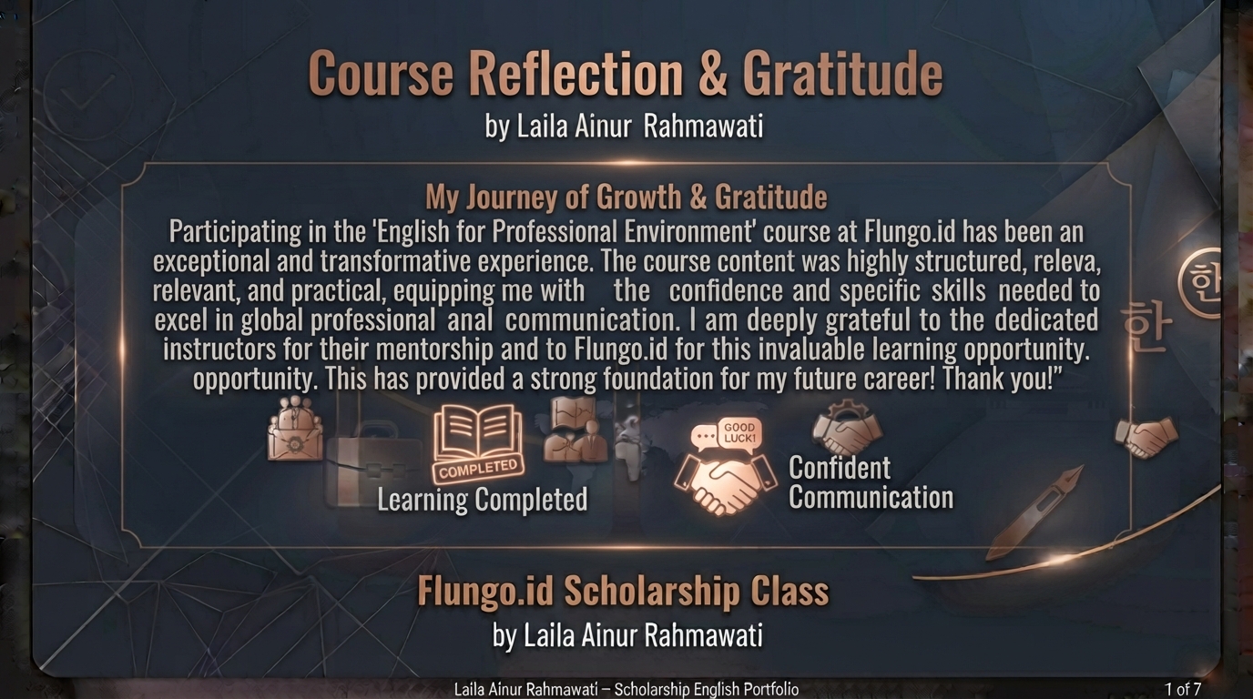 English for the Professional Environment Learning