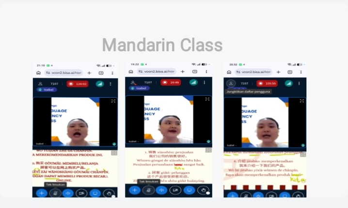 Digital Business Mandarin Class modern yang senang